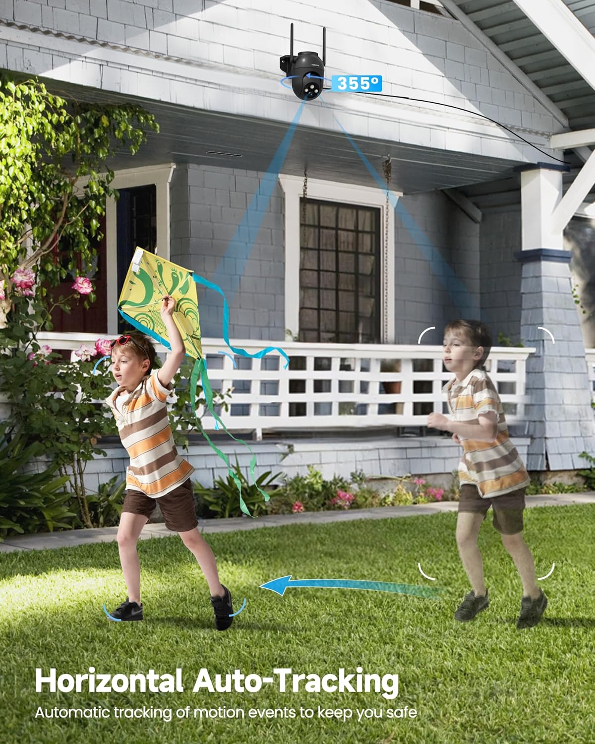 3MP Security Camera Outdoor Wired: Camera for Home Security Outdoor 2.4G/5G WiFi Homekit Dome Surveillance Video Cam