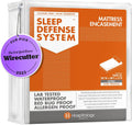 Mattress Encasement - Zippered Bed Bug Dust Mite Proof Hypoallergenic - Sleep Defense System - Twin XL - Waterproof