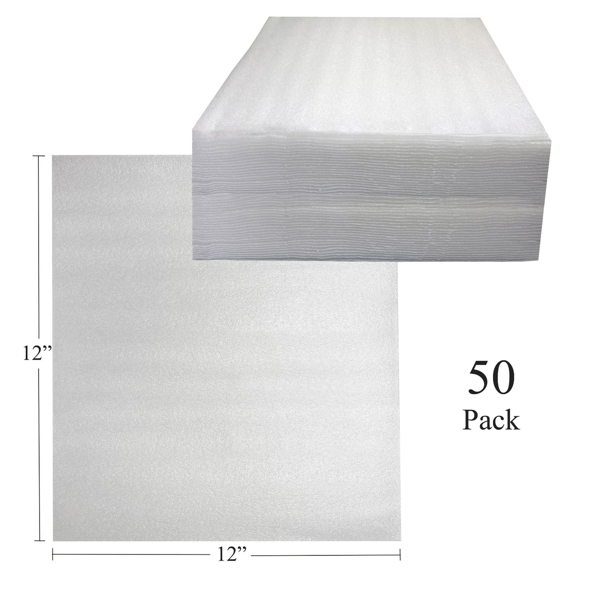 Foam Sheets 12" x 12" 1/16" Thick, 50 Pack