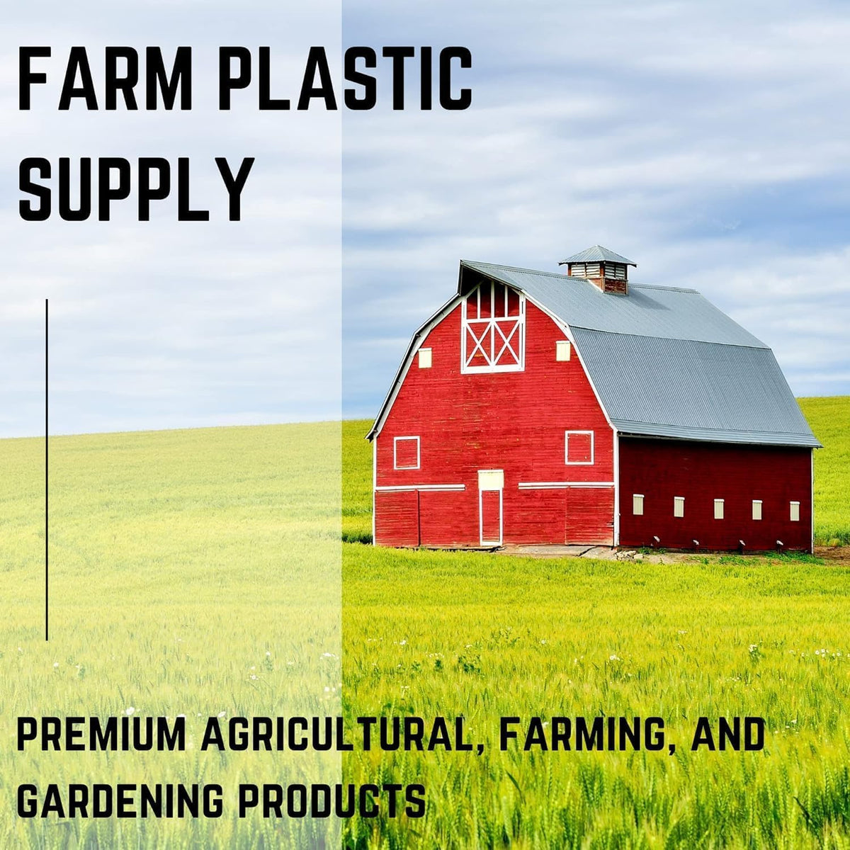 Clear Plastic Sheeting - 8 mil - Thick Plastic Sheeting, Heavy Duty Polyethylene Film, Drop Cloth Vapor Barrier