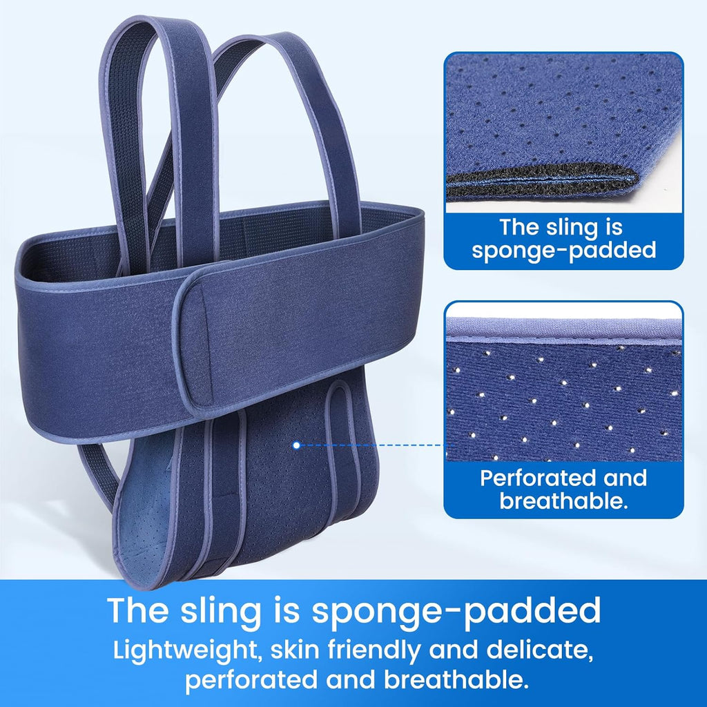 Arm Sling for Sleep, Shoulder Immobilizer for Women & Men, Large