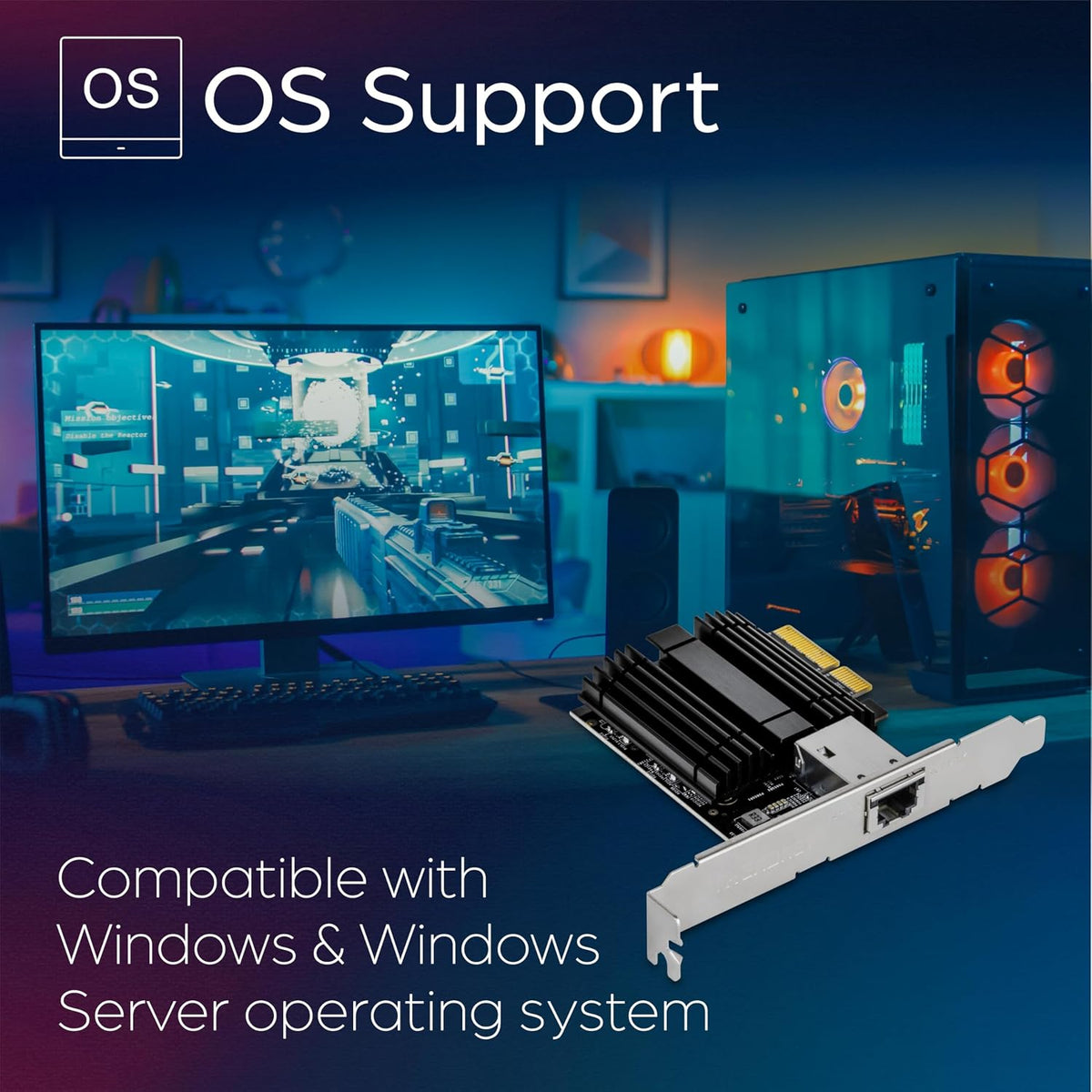 TRENDnet 10G PCIe Network Adapter, TEG-10GECTX