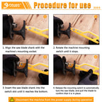 PAYA TOOLS 2-Pack 16''(400mm) PRO Fibre Insulation Reciprocating Saw Blade
