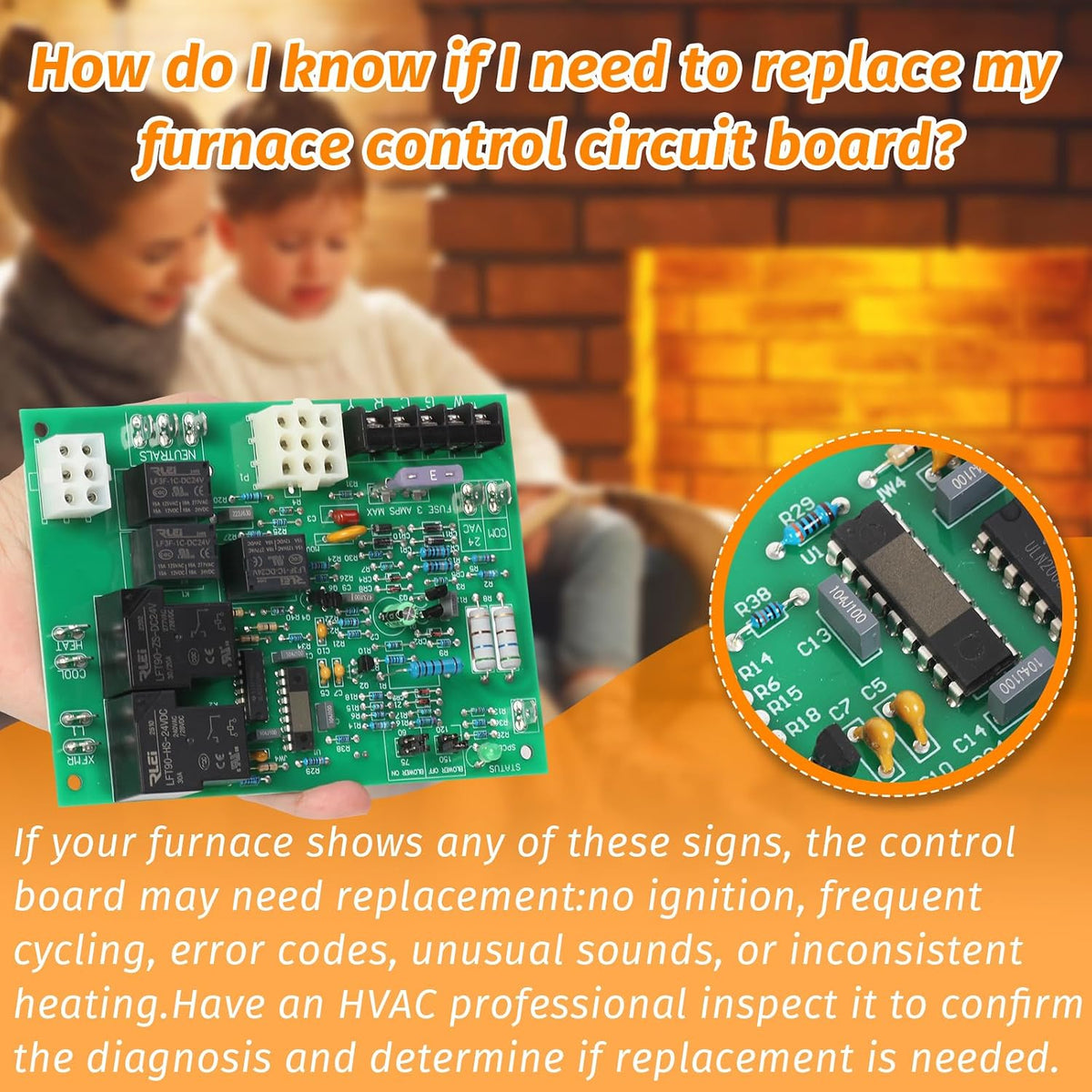 S1-7990-319P Furnace Control Circuit Board