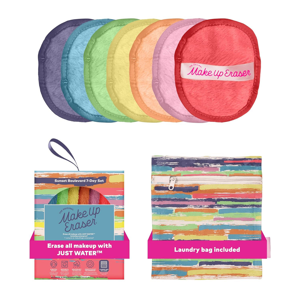 The Original MakeUp Eraser 7-Day Set, Sunset Boulevard