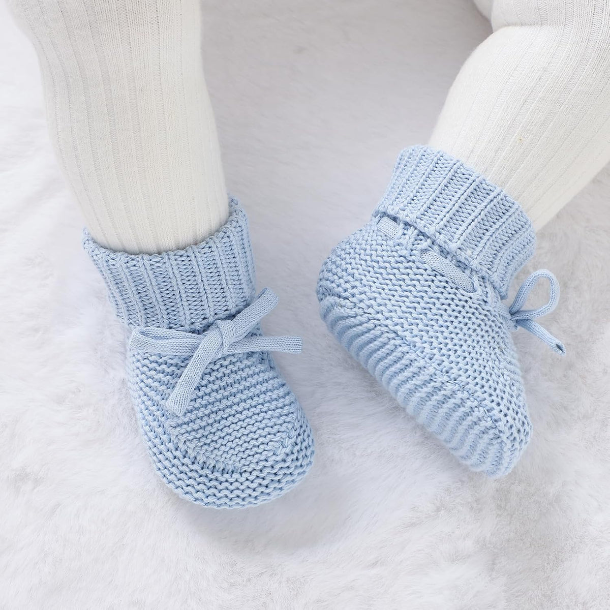 Baby Booties Cotton Newborn Boys Girls Shoes Knit Socks