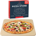 Large Pizza Stone for Oven and Grill – 15 x 12 inch Rectangular Pizza Stone