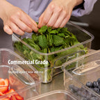 FreshPro 2Qt Food Storage Container in Clear for Industrial and Kitchen Use, Pantry Organization and Ingredient