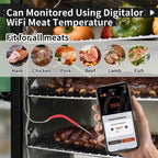 4-Pack Meat Temperature Probe for Masterbuilt 710 Digital Electric Smoker