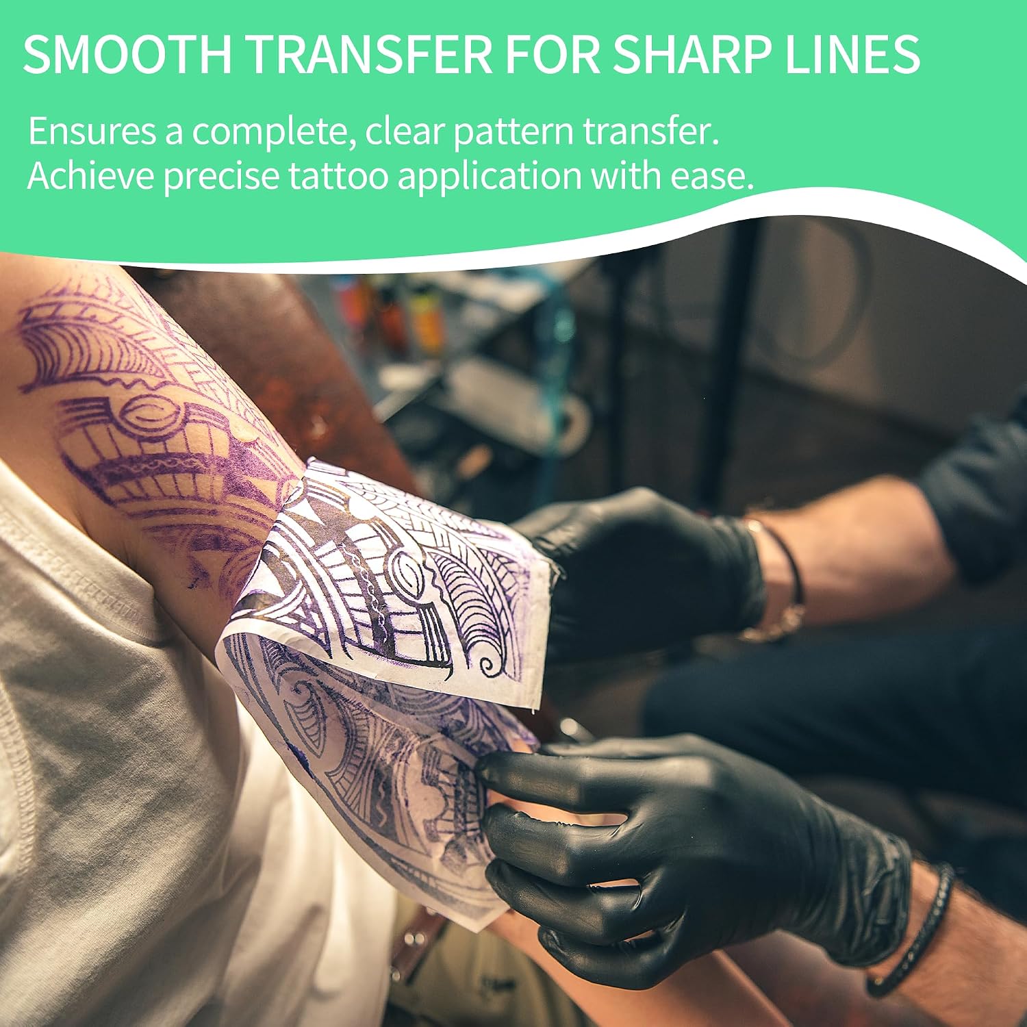 Tattoo Stencil Transfer Gel 4 Fl Oz, Long-Lasting Green Apple