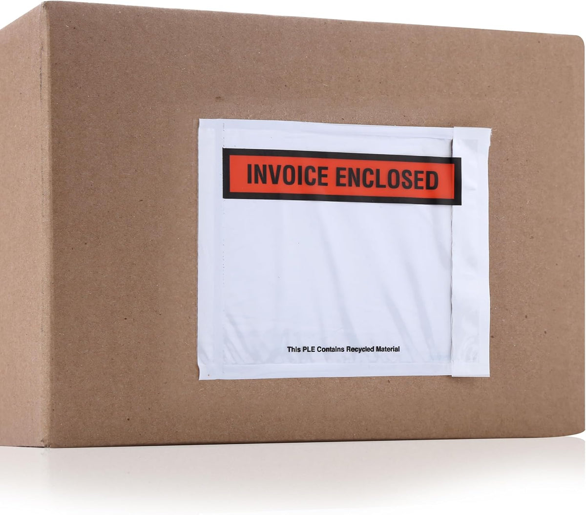 4 ½ x 5 ½” Clear Adhesive Backloading (Panel Face) Invoice Enclosed Envelopes, Label Envelopes/Pouches/Shipping Label