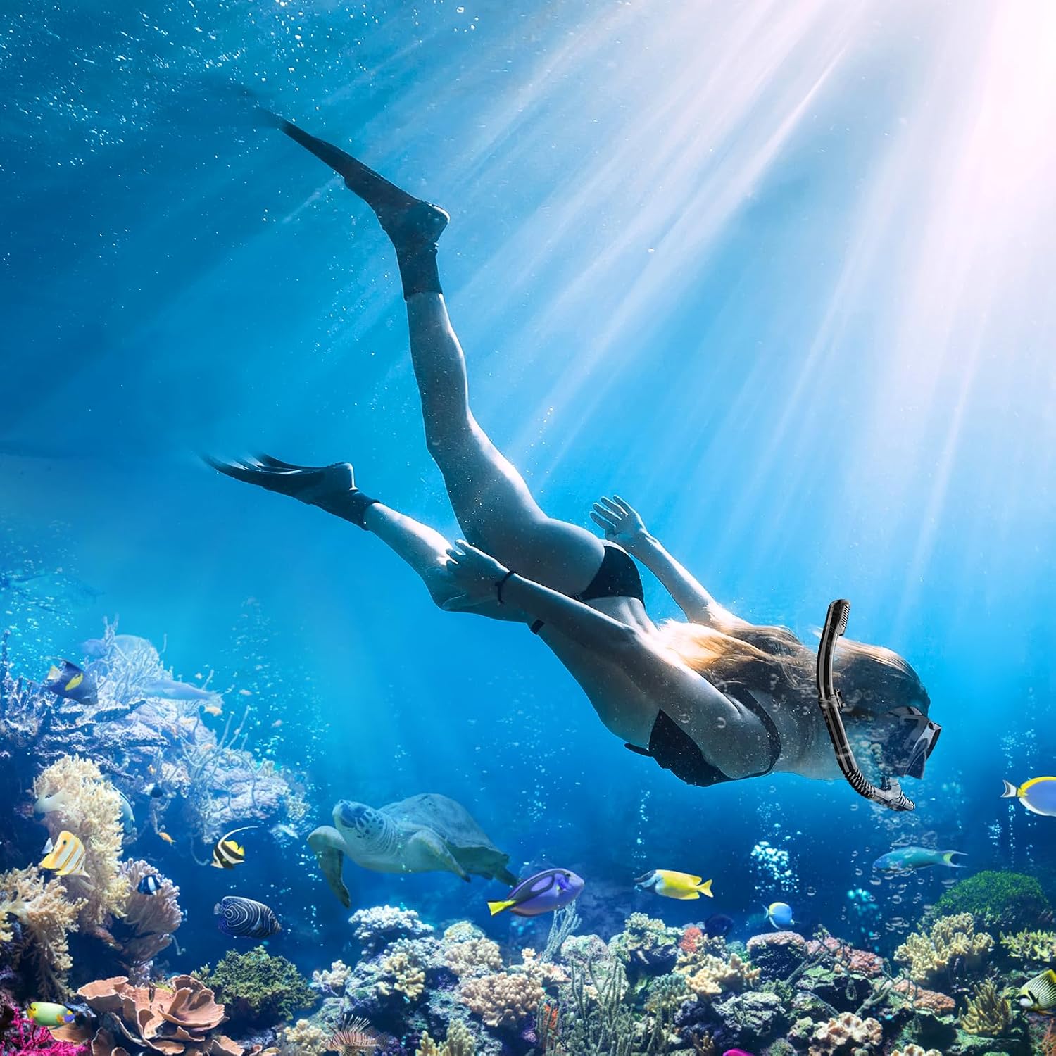 Snorkeling Gear for Adults, Snorkel Set for Adults