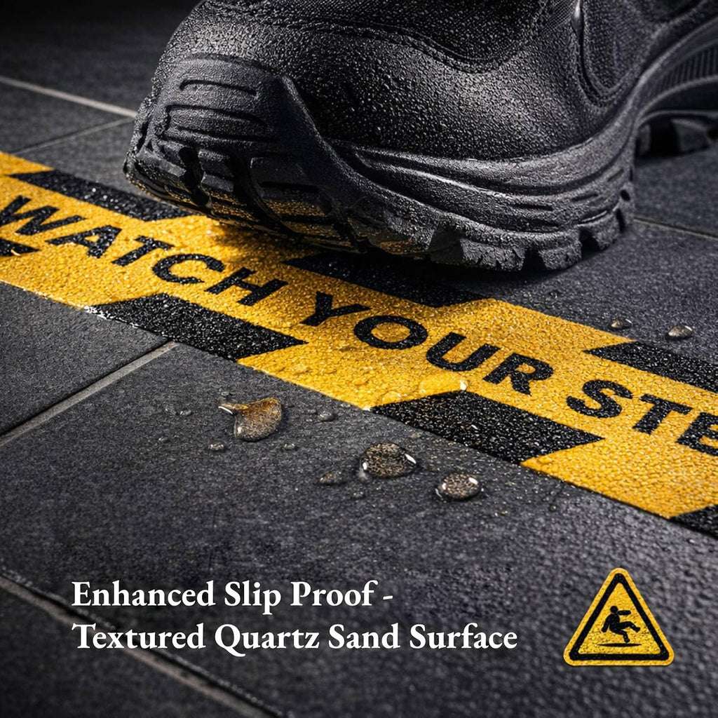 48mm x 5m Anti Slip Tape, Watch Your Step Yellow Black