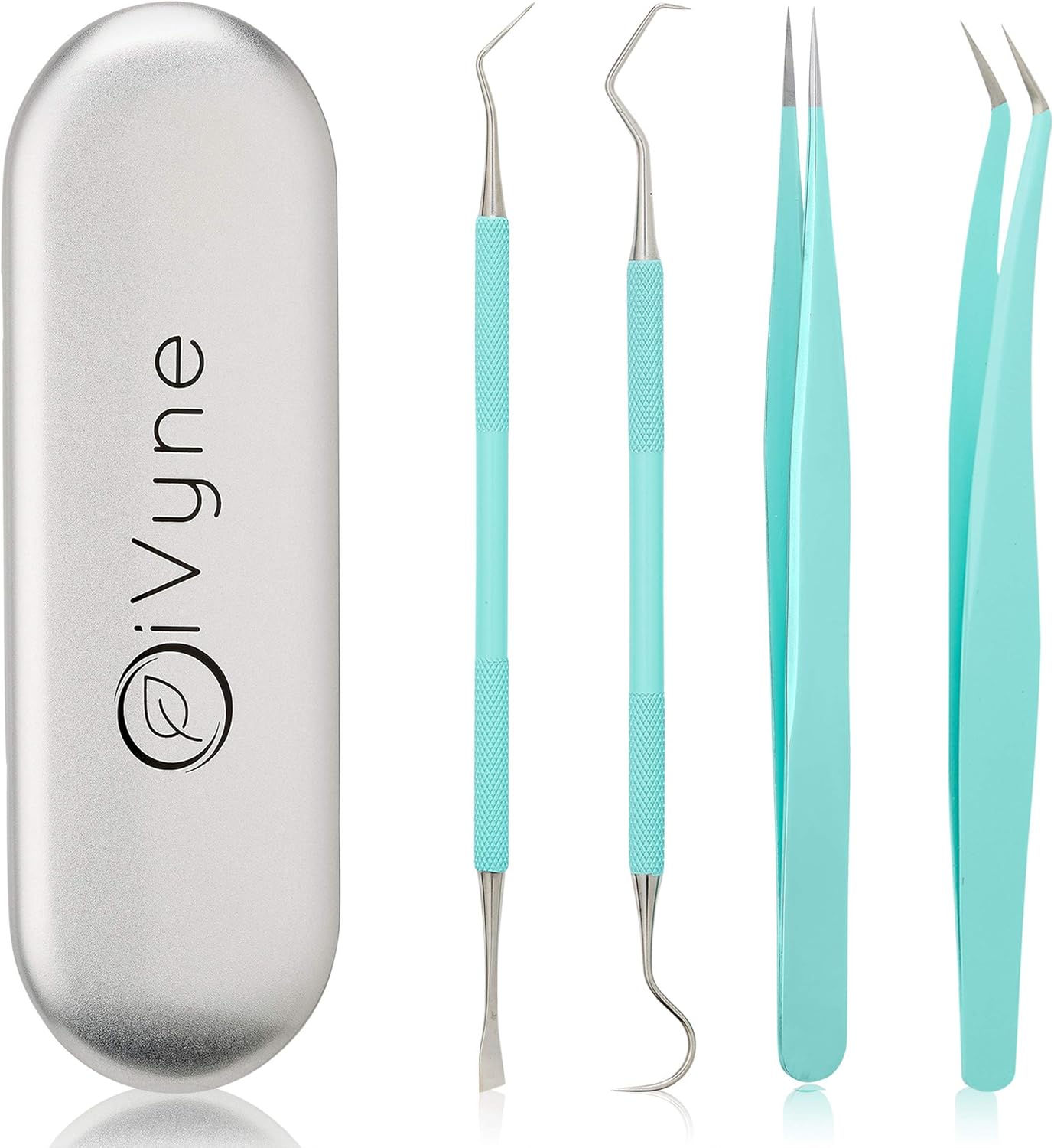 Premium Vinyl Weeding Tool Kit - Precision Stainless Steel Weeder - Hook and Pick with Fine Tweezers Crafting Set