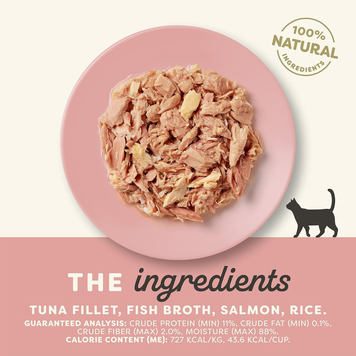 Tuna Fillet & Salmon in Broth Wet Cat Food 10-Pack 2.12 oz Cups