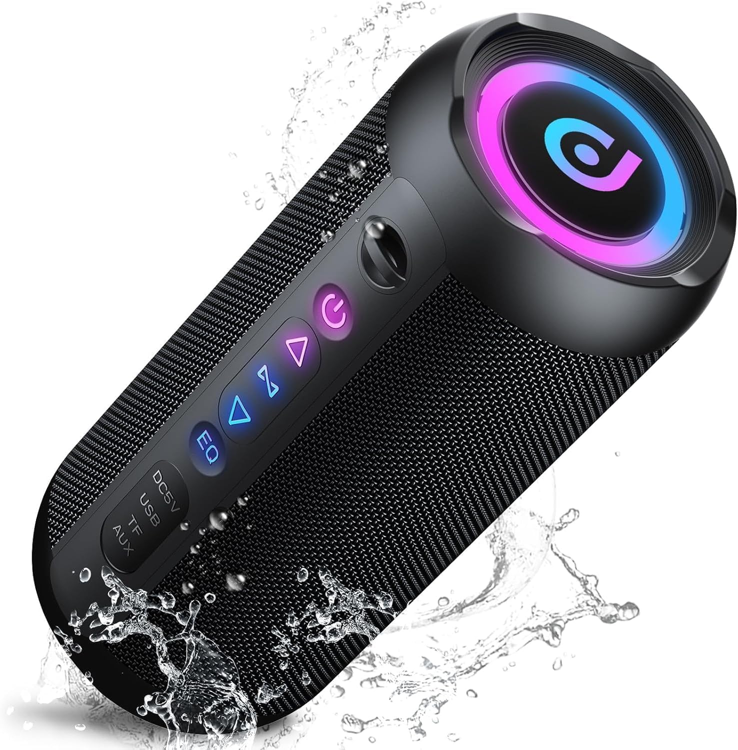 Portable Bluetooth Speaker, Bluetooth 5.4 Speaker, 30W Dual Speaker, 2.0 Channel, Deep Bass, 30H Playtime, Colorful