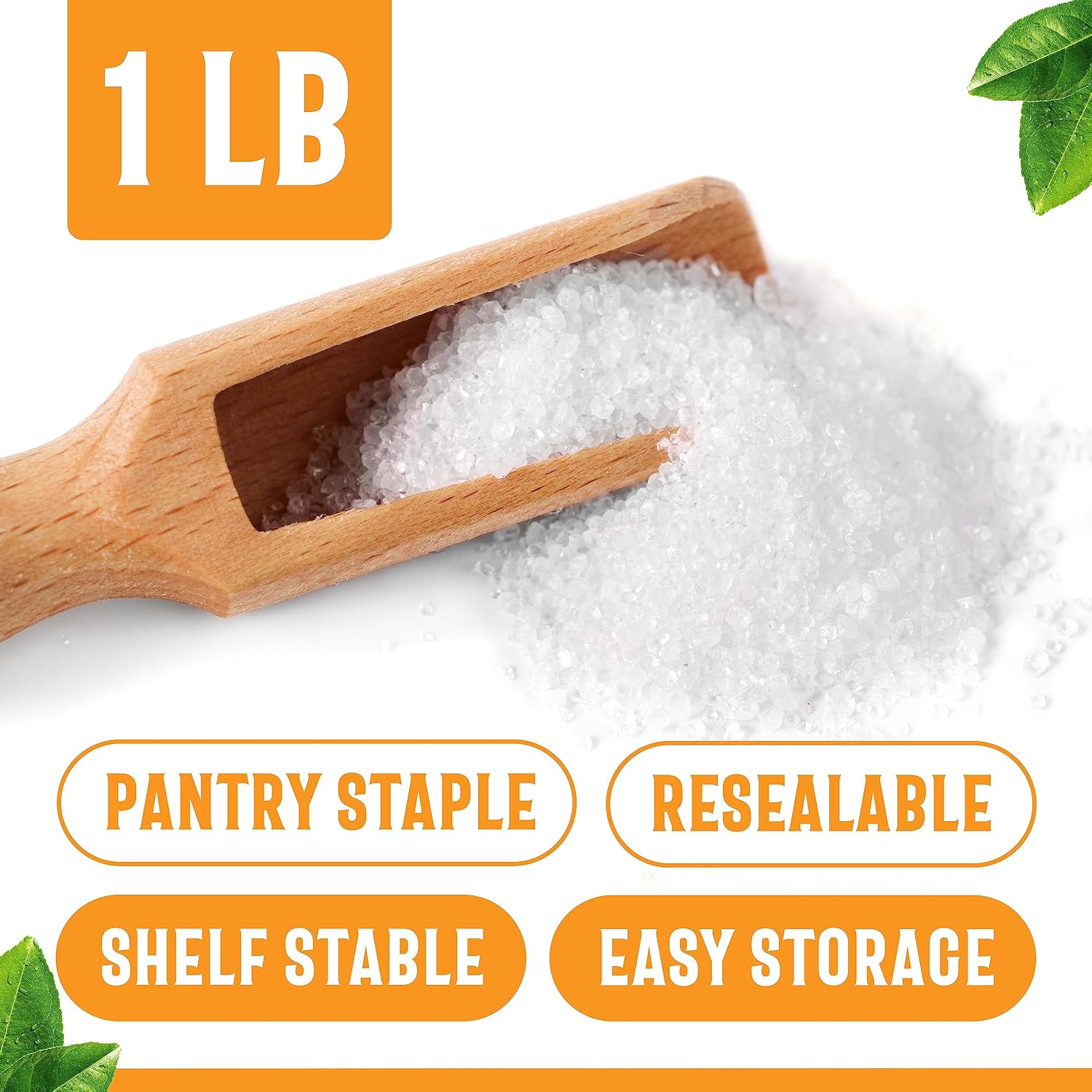 Citric Acid Powder 1LB | Food Grade for Cooking, Baking, Canning, and Cheese Making | All-Natural Preservative &