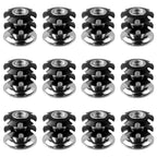 12pcs 1/4-20 Threads Metal Threaded Star Type Inserts for 1" OD Tubing