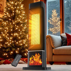 Space Heater Large Room, 1500W Electric Heaters for Indoor Use