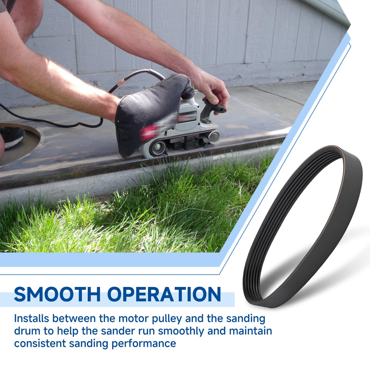 Aigemsi Sander Drive Belt Compatible with Porter Cable Belt Sanders