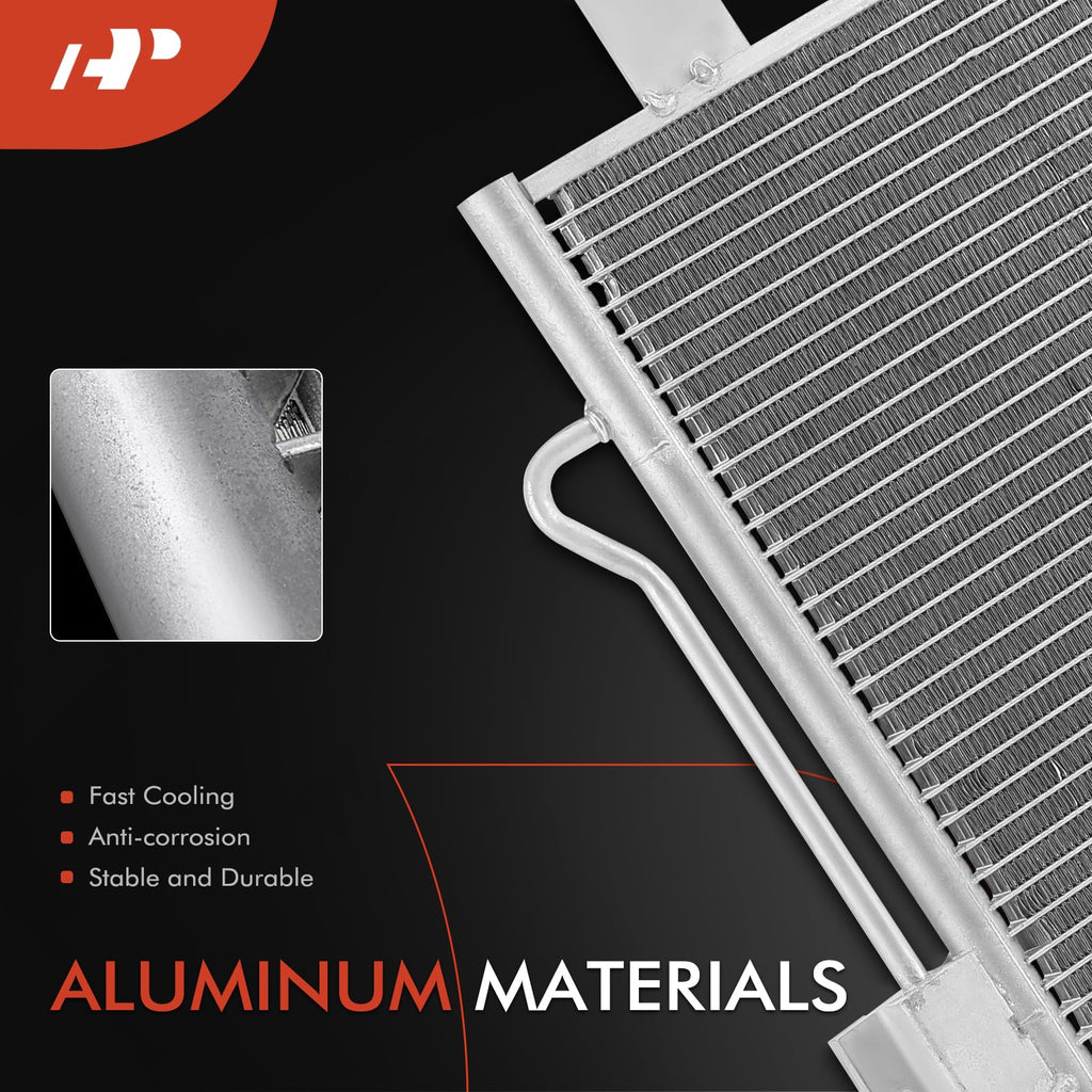 A-Premium Air Conditioning Condenser Compatible with Ford & Lincoln
