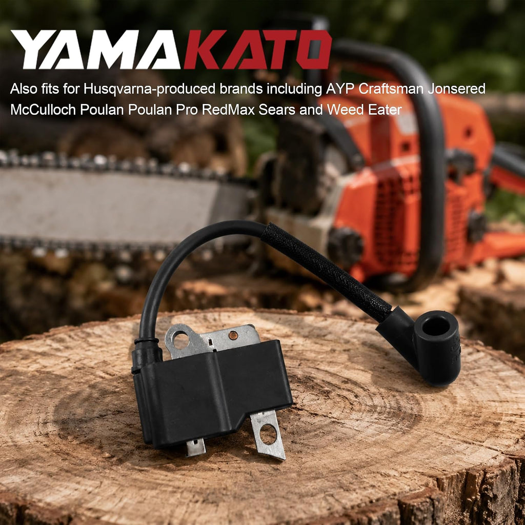 YAMAKATO 573935702 450 Chainsaw Ignition Coil for Husqvarna 435E 445E 450E