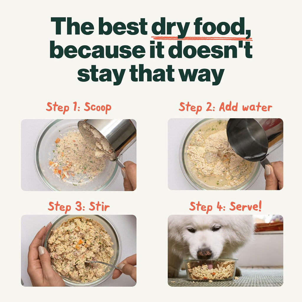 Instant Fresh Chicken, 2 lb Bag Makes 6 lbs of Dog Food