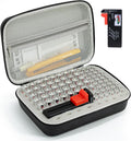 Battery Organizer Storage Case with Tester,88 Slot for AAA AA Button Cells | Mesh Pocket, Carrying Handle, Fireproof