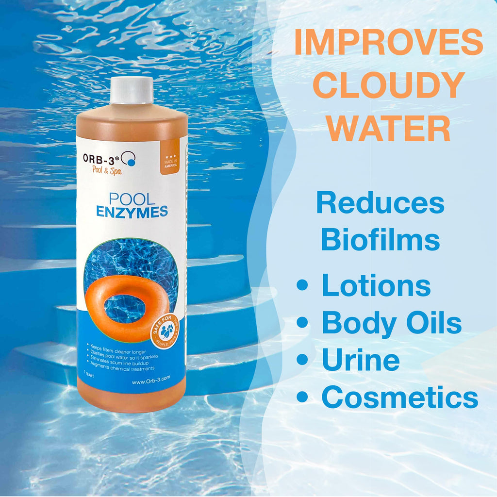 F839-000-1Q Pool Enzymes Bottle, 1-Quart