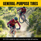 2 Pack 26x1.95 Mountain Bike Tires Replacement Set
