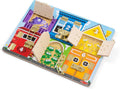 Melissa & Doug Latches Wooden Activity Board - Montessori Busy Board for Preschool Toys, Sensory Toys for Kids