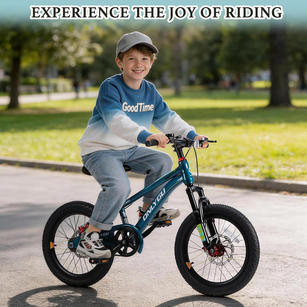 18 20 Inch Kids Bike for Ages 5-13, Boys Girls Bicycle with Handbrake and Adjustable Seat, Beginner Bike for Daily