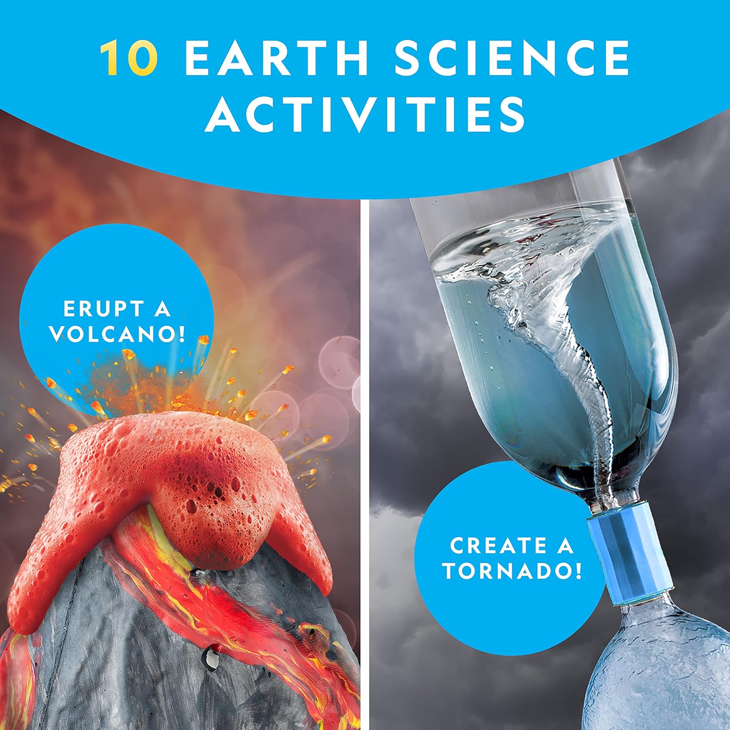 National Geographic Mega Science Lab with 75 Experiments for Kids 8-12 | Earth Science, Chemistry Set, Science Magic