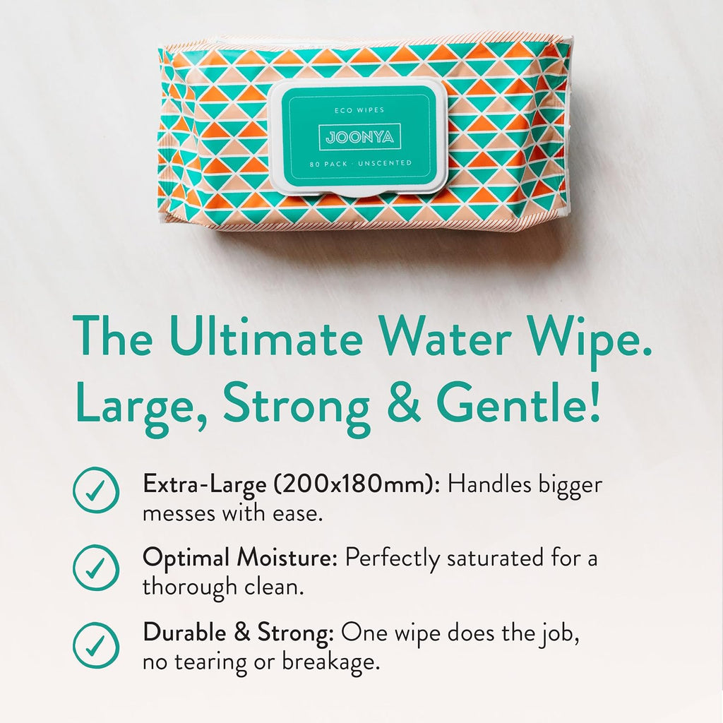 Unscented Baby Wipes — Plant-Based, Fragrance-Free Bulk Diaper Wipes | Hypoallergenic, Non-Toxic & Biodegradable Wet