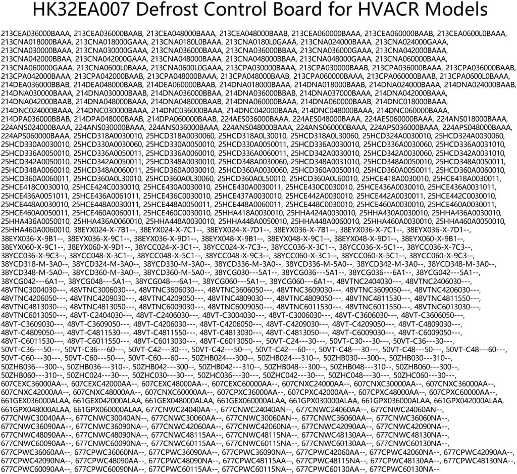 HK32EA007 Defrost Control Board HVACR Replacement 213CEA036000BAAA
