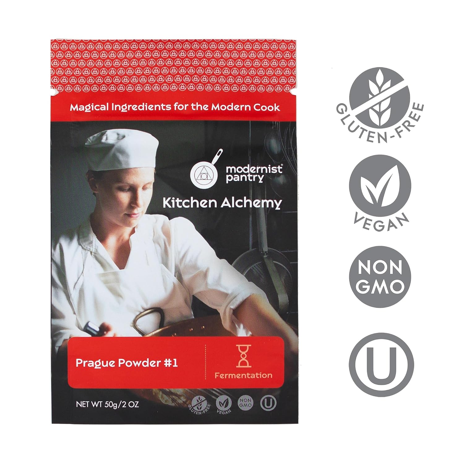 Pure Prague Powder #1 [aka Insta Cure #1, DQ Pink Curing Salt, Sel Rose] ⊘ Non-GMO Gluten-Free OU Kosher Certified