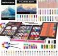 Art Set, 139 Pack Painting Drawing Art Supplies Kit with 2 Sketch Pads, Double Layers Art Crafts, Colored Pencils