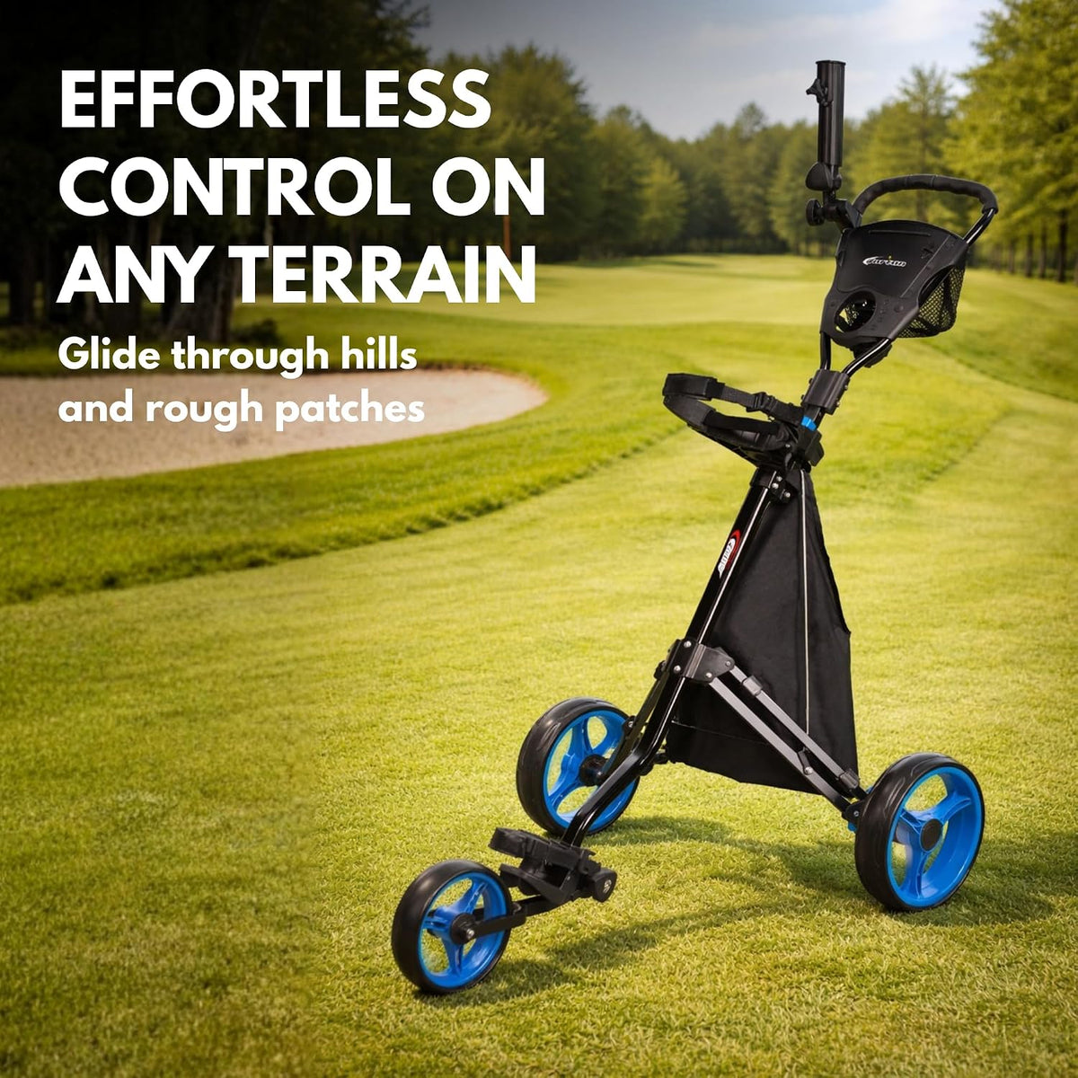 Cruiser - 3-Wheel Golf Push Cart