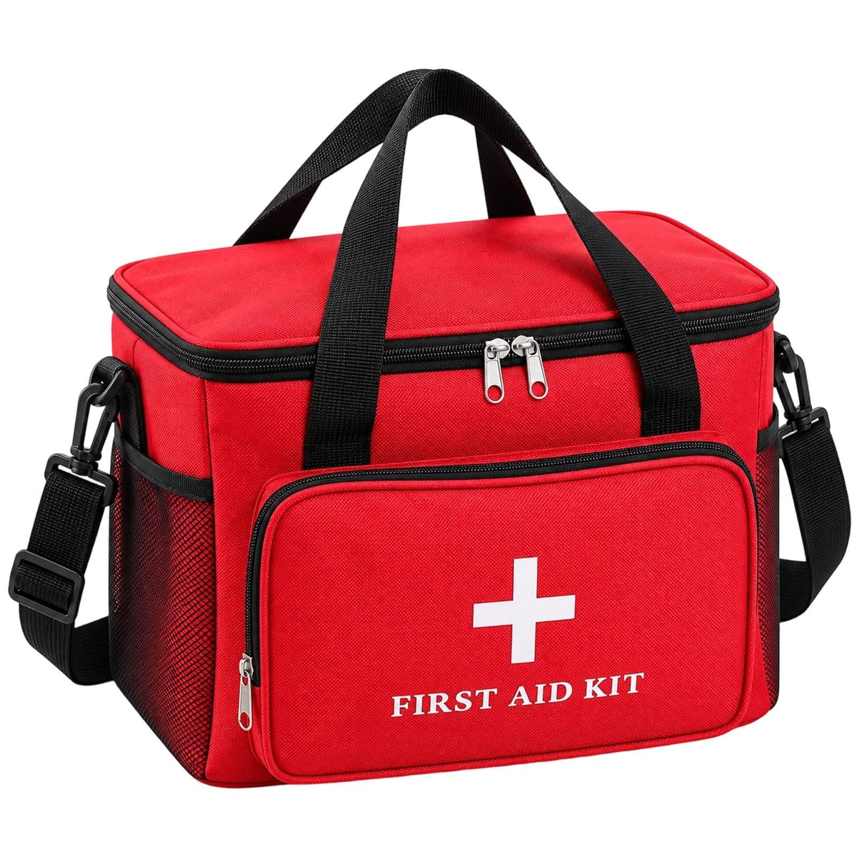 Empty First Aid Bag Multipurpose First Aid Kit，Red