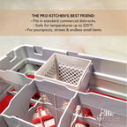 A Bar Above Dishwasher Basket for Reusable Straws and Small Bar Tools