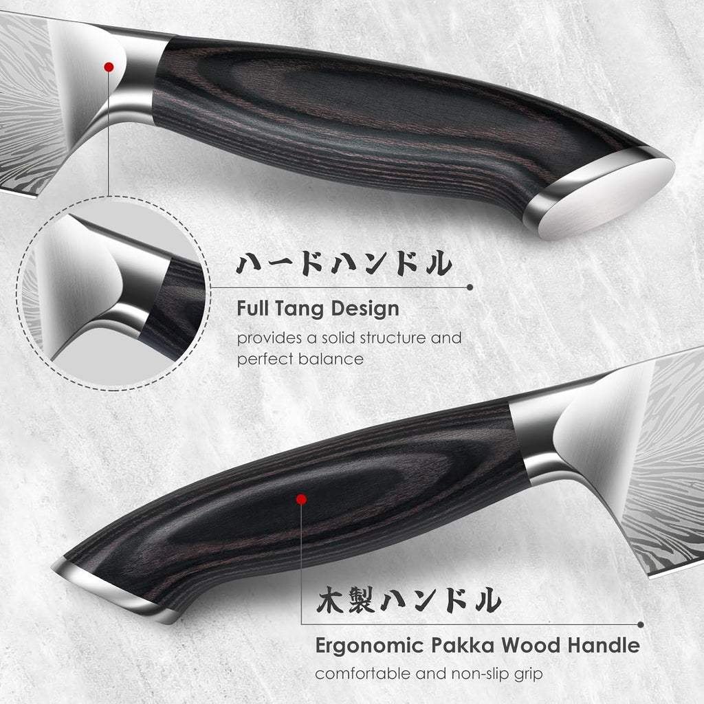 Chef Knife in Powder Steel, Japanese Kitchen Knife 8 Inch