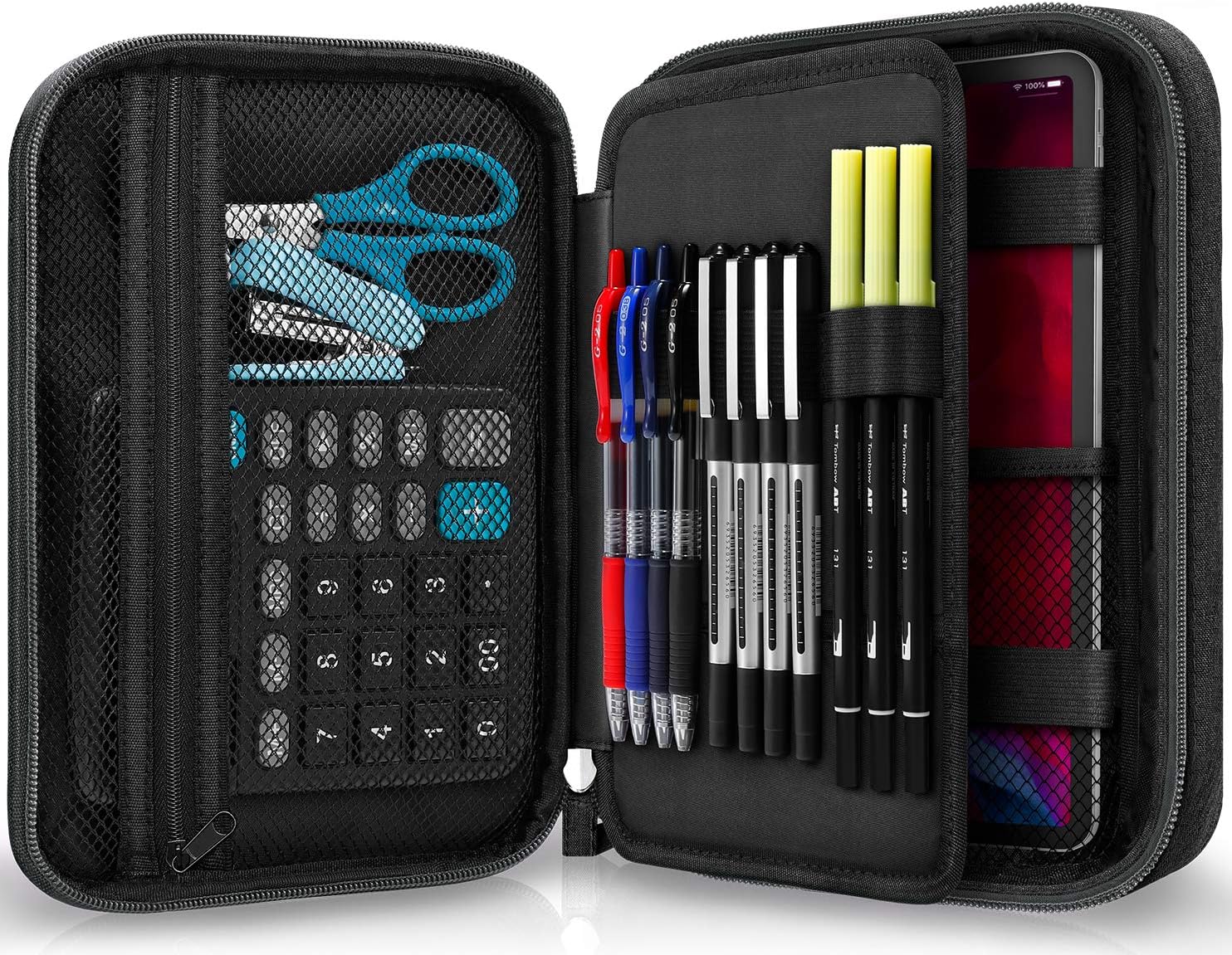 Big Capacity Storage Pouch Marker Pen Pencil Case Simple Stationery Bag Box Art Tool & Sketch Storage Boxes for