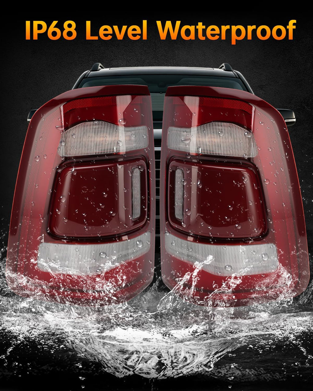 Left and Right Tail Light Compatible With Dodge Ram 1500 19-24