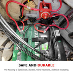 2 PCS 6AWG Battery Inverter Cables (1 FT)