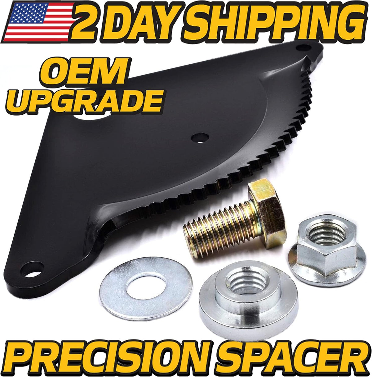 Improved Steering Sector Gear Plate fits Husqvarna LGT & LGTH Series Lawn Garden Tractor - Includes Precision
