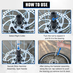 12PCS Blind Hole Bearing Puller Set, Internal Bearing Extractor Puller with Slide Hammer Pilot Bearings Removal Tool