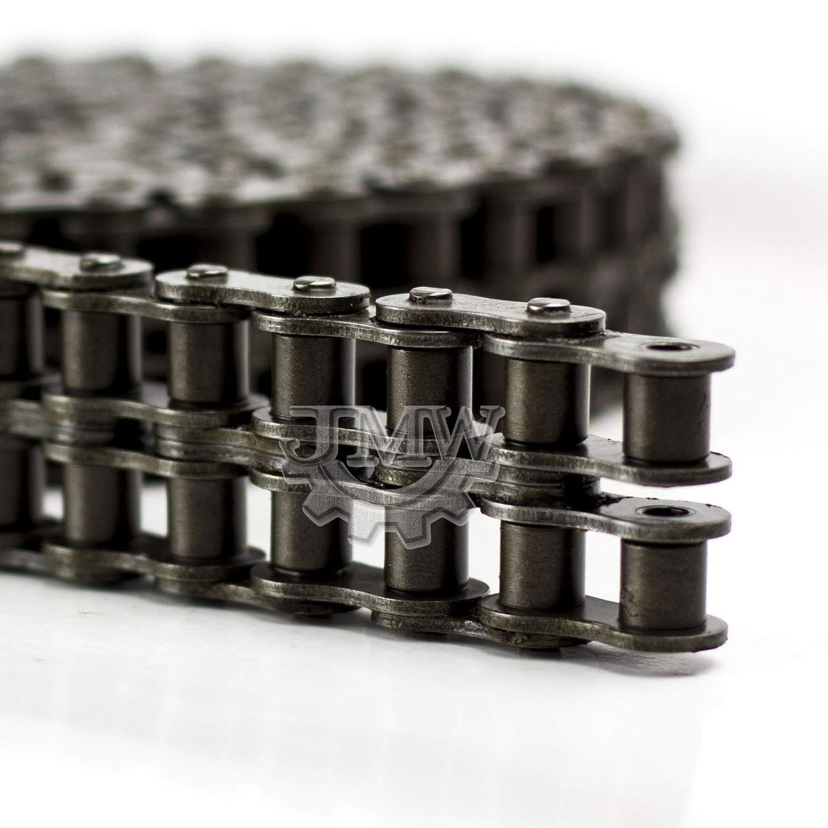 Jeremywell 50-2 Double Strand Duplex Roller Chain 10 Feet with 1 Connecting Link