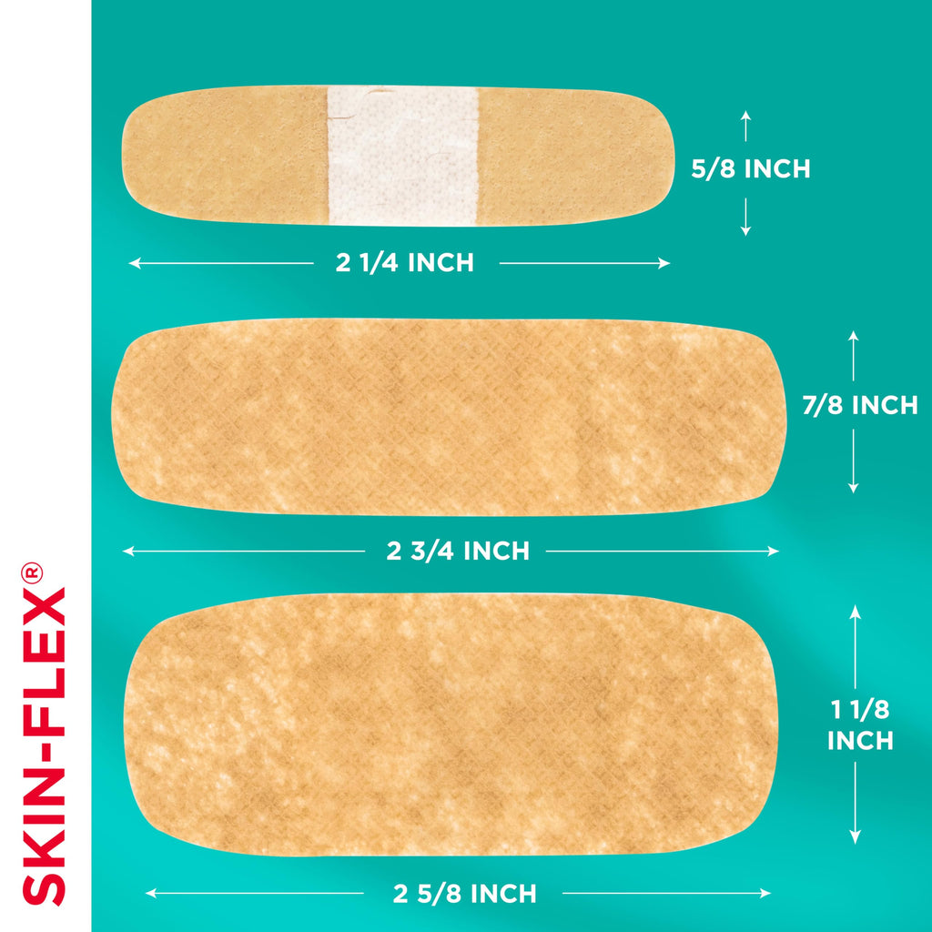 Brand Skin-Flex Adhesive Bandages, Assorted Sizes, 60 Count