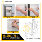 Refrigerator Door Bin for Frigidaire LGHX2636TF5 (2-Pack)