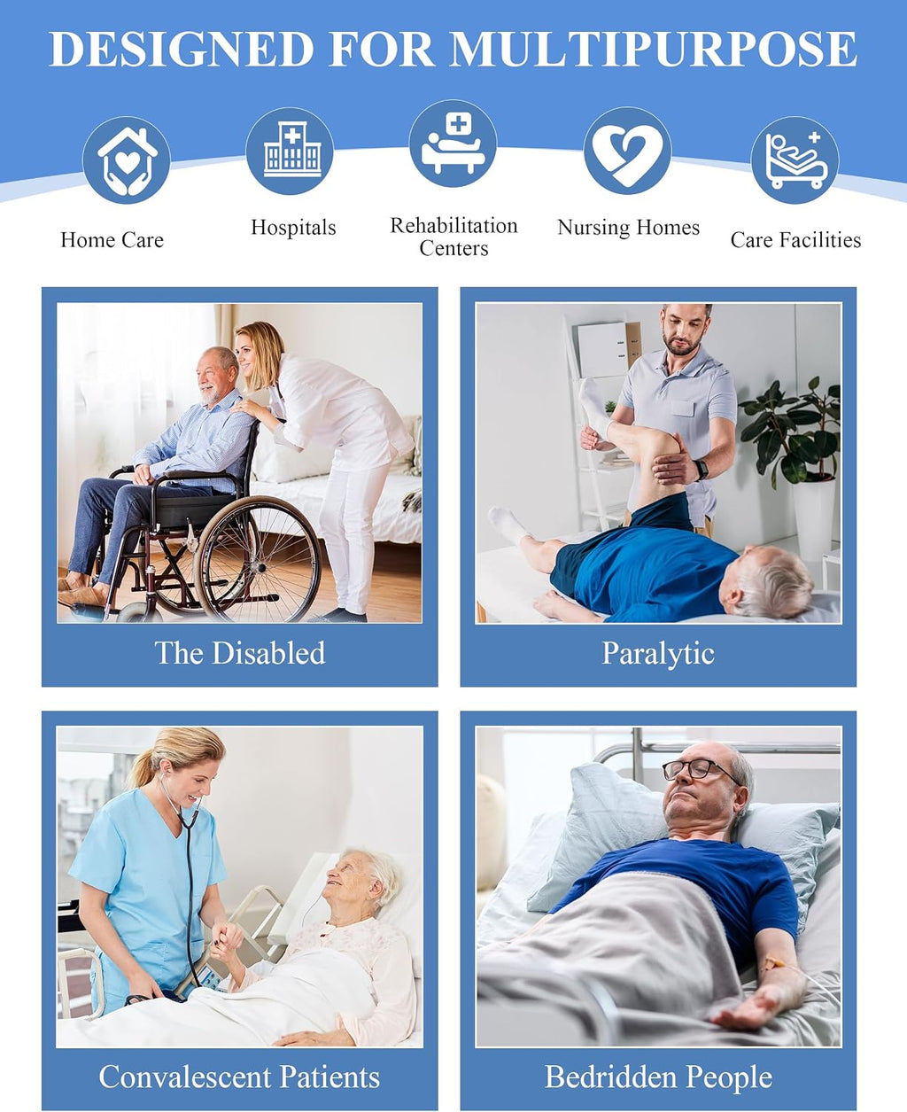 Transfer Sling Lift Assist Gait Belt for Seniors and Disabled